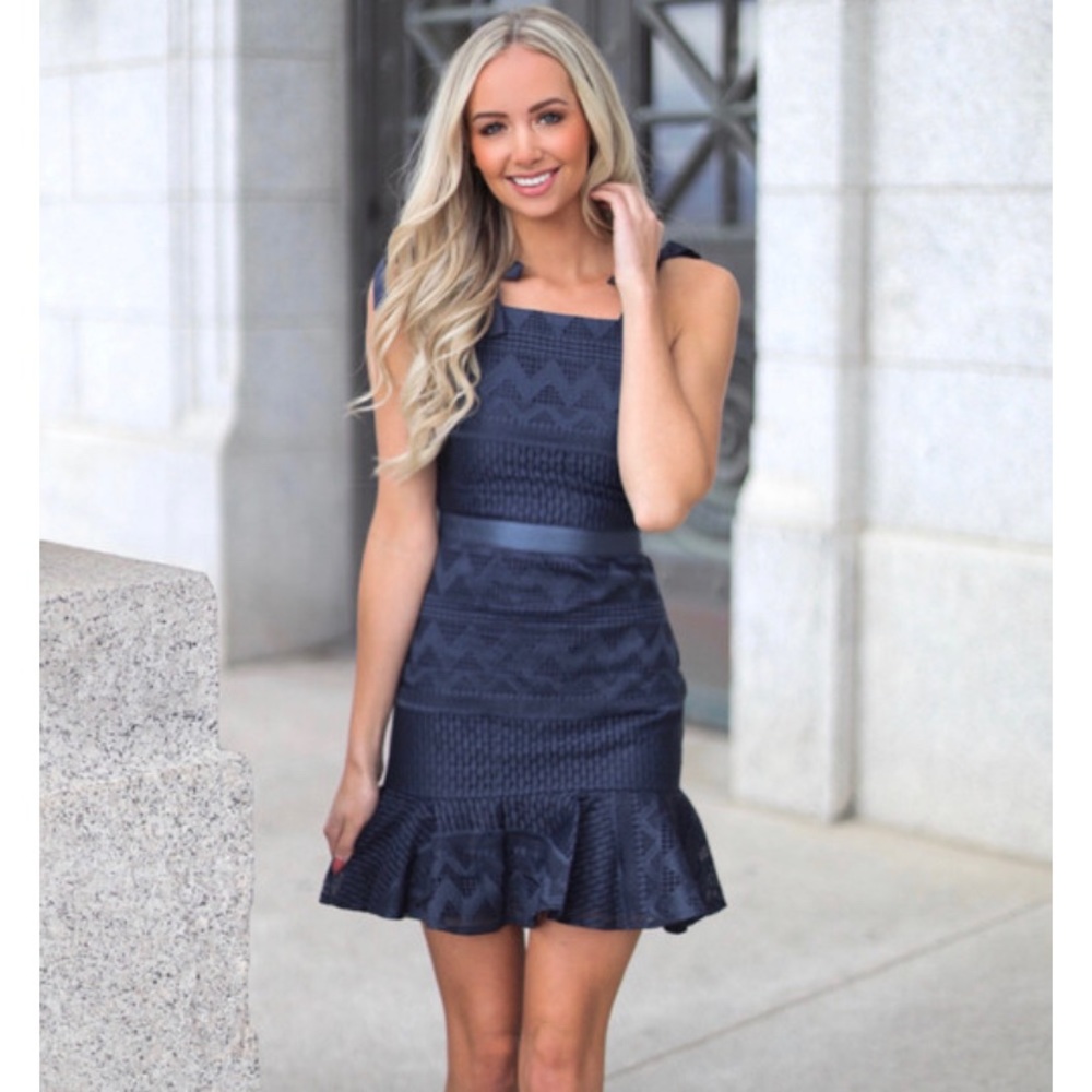 The Shona Dress by Two Sisters Steel Blue